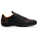 Nike Mercurial VaporX XII Academy Turf Soccer Cleats Black Orange - soccerstory