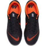 Nike Mercurial VaporX XII Academy Turf Soccer Cleats Black Orange - soccerstory