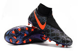 Nike Phantom Vision Elite DF FG Black Orange - soccerstory