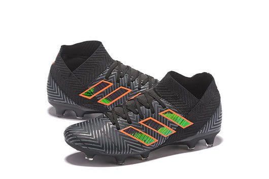 adidas Nemeziz 18.1 FG Black Orange Green - soccerstory
