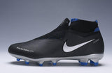 Nike Phantom Vision Elite DF FG Black Silver Blue - soccerstory