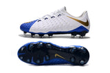 NIke Hypervenom Phantom III DF FG White Blue - soccerstory
