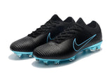 Nike Mercurial Vapor Flyknit Ultra FG Soccer Cleats Black Blue - soccerstory