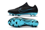 Nike Mercurial Vapor Flyknit Ultra FG Soccer Cleats Black Blue - soccerstory