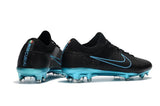 Nike Mercurial Vapor Flyknit Ultra FG Soccer Cleats Black Blue - soccerstory