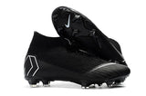 NIKE Mercurial Superfly VI 360 Elite FG Black White - soccerstory
