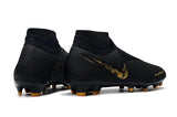 Nike Phantom Vision Elite DF FG Black Gold Ghost - soccerstory