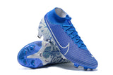NIKE Mercurial Superfly VII 360 Elite FG White Blue - soccerstory