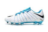 NIke Hypervenom Phantom III DF FG White Light Blue - soccerstory