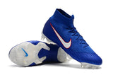 NIKE Mercurial Superfly VI 360 Elite FG Blue White Orange Lining - soccerstory