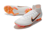 Nike Mercurial Superfly VI 360 Elite FG Soccer Cleats White Black - soccerstory