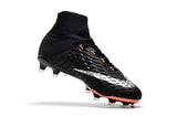 Nike Hypervenom Phantom III DF FG Soccer Cleats Black Metallic Silver - soccerstory
