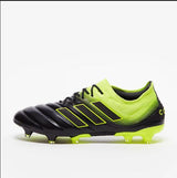 Adidas Copa 19.1 FG Black Yellow Green - soccerstory