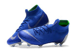 NIKE Mercurial Superfly VI 360 Elite FG Blue Silver - soccerstory