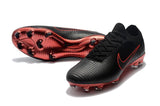 Nike Mercurial Vapor Flyknit Ultra FG Soccer Cleats Black Wine Red - soccerstory