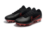 Nike Mercurial Vapor Flyknit Ultra FG Soccer Cleats Black Wine Red - soccerstory