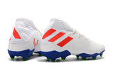 Adidas TPU Nemeziz 19.3 FG White Blue - soccerstory