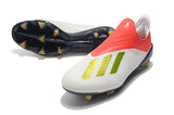 Adidas X 18+ FG White Red - soccerstory