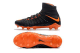 Nike Hypervenom Phantom III DF FG Soccer Cleats Black Orange - soccerstory