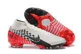 NIKE Mercurial Superfly VII 360 Elite FG Black White Red - soccerstory