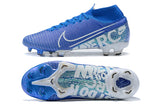 NIKE Mercurial Superfly VII 360 Elite FG White Blue - soccerstory