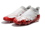 Adidas X 17+ Purechaos FG Soccer Cleats White Solar Red - soccerstory