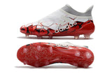 Adidas X 17+ Purechaos FG Soccer Cleats White Solar Red - soccerstory