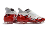 Adidas X 17+ Purechaos FG Soccer Cleats White Solar Red - soccerstory