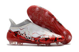 Adidas X 17+ Purechaos FG Soccer Cleats White Solar Red - soccerstory