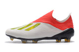 Adidas X 18+ FG White Red - soccerstory
