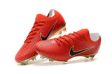 Nike Mercurial Vapor Flyknit Ultra FG Soccer Cleats Red Golden - soccerstory