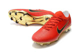 Nike Mercurial Vapor Flyknit Ultra FG Soccer Cleats Red Golden - soccerstory