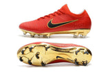 Nike Mercurial Vapor Flyknit Ultra FG Soccer Cleats Red Golden - soccerstory
