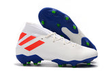 Adidas TPU Nemeziz 19.3 FG White Blue - soccerstory