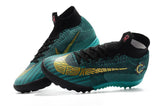 Nike Mercurial SuperflyX VI Elite CR7 Turf Soccer Cleats Clear Jade - soccerstory