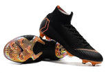 Nike Mercurial Superfly VI 360 Elite FG Soccer Cleats Black Orange - soccerstory