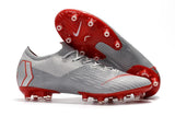 NIKE Mercurial Superfly VI 360 Elite AG High Low Silver Red - soccerstory