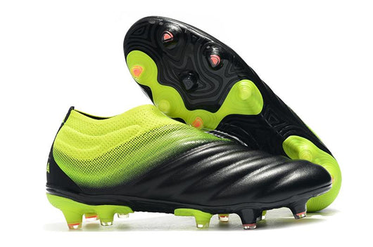 Adidas Copa 19+ FG Black Yellow Green - soccerstory