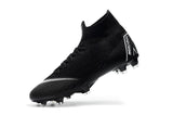 NIKE Mercurial Superfly VI 360 Elite FG Black White - soccerstory