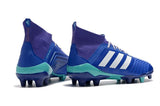 Adidas Predator 18.1 FG Soccer Cleats Purple Blue White turquoise - soccerstory