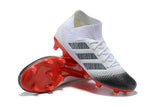 adidas Nemeziz 18.1 FG White Black Red - soccerstory