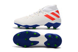 Adidas TPU Nemeziz 19.3 FG White Blue - soccerstory