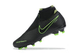 Nike Phantom Vision Elite DF FG Black Green Lining - soccerstory