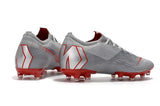 NIKE Mercurial Superfly VI 360 Elite AG High Low Silver Red - soccerstory