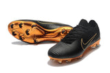 Nike Mercurial Vapor Flyknit Ultra FG Soccer Cleats Black Golden - soccerstory