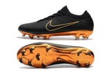 Nike Mercurial Vapor Flyknit Ultra FG Soccer Cleats Black Golden - soccerstory