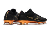 Nike Mercurial Vapor Flyknit Ultra FG Soccer Cleats Black Golden - soccerstory