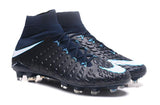 Nike Hypervenom Phantom III DF FG Soccer Cleats Black White - soccerstory
