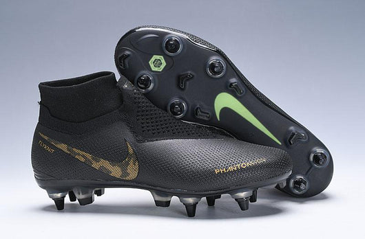 Nike Phantom Vision Elite DF SG Black Gold - soccerstory