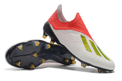 Adidas X 18+ FG White Red - soccerstory